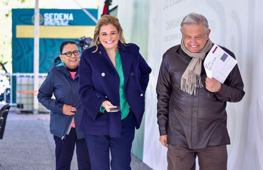 Gobernadora de Chihuahua agradece a AMLO reunión con panistas y hace un llamado de unidad y evitar las confrontaciones.