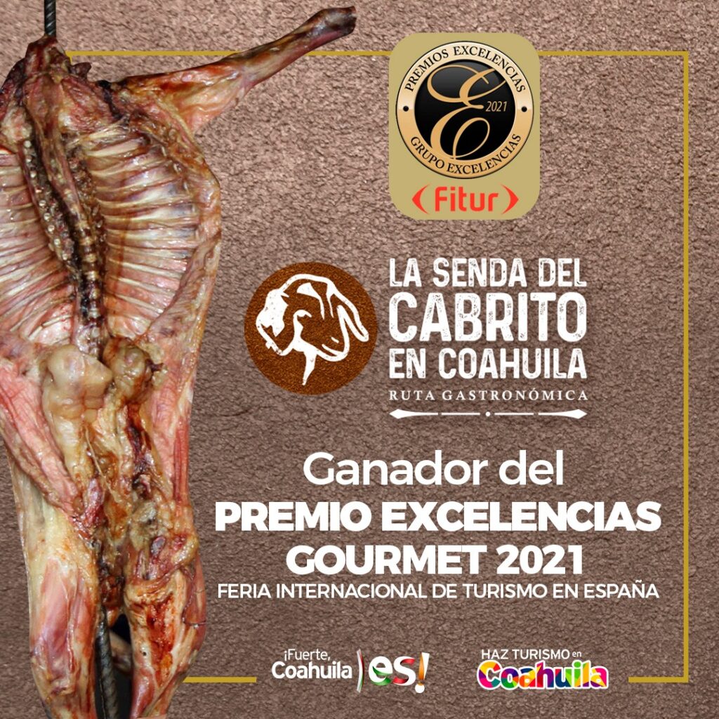 La Senda del Cabrito en Coahuila gana el Premio a la Excelencia Gourmet 2021