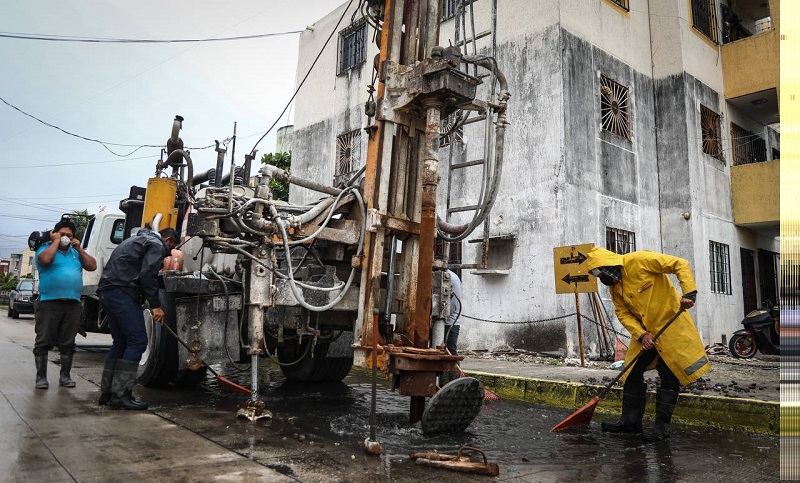 Desazolve preventivo en Benito Juárez para una ciudad limpia