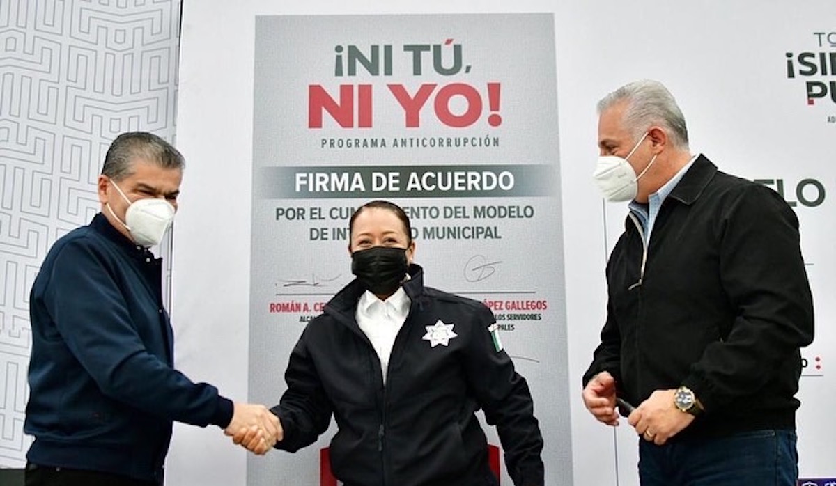 Autoridades de Coahuila firman acuerdo del Programa Anticorrupción “Ni tú, ni yo” por el cumplimiento del modelo de integridad municipal.