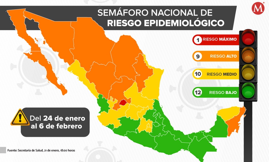 Gobernador de Zacatecas anuncia medidas sanitarias ante el cambio de semáforo