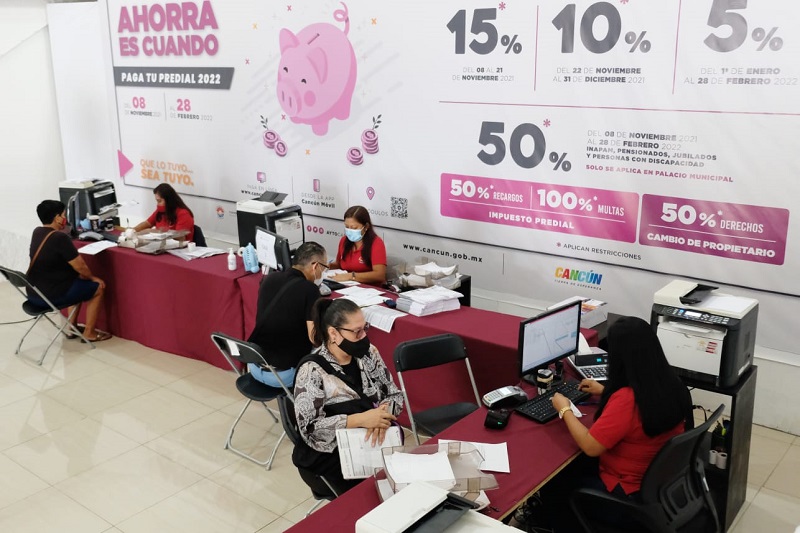 Amplían jornada de subsidios fiscales en Cancún