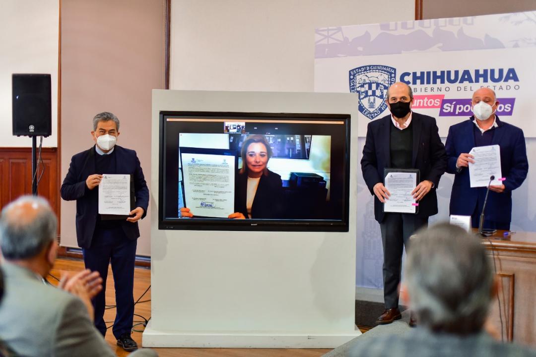En Chihuahua firman convenio con la Fundación Mexicana para la Salud