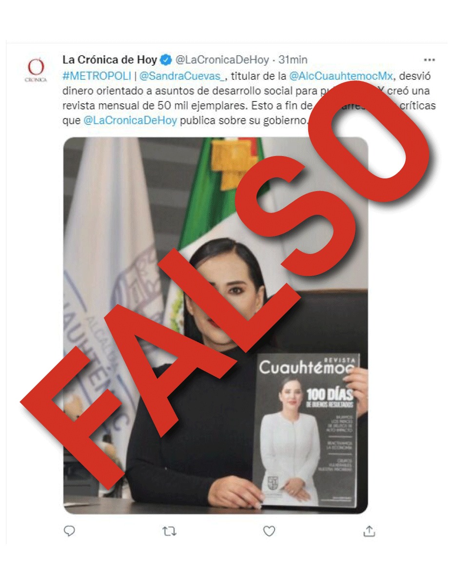 Alcaldía Cuauhtémoc denuncia campaña de desprestigio en su contra