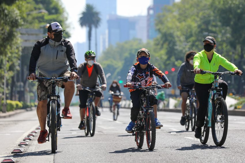 e 100 mil personas asistieron al Ciclotón dominical en CDMX