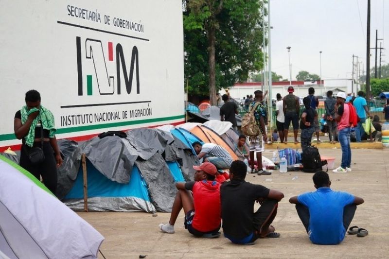 INM reprueba las autolesiones de los migrantes en Tapachula
