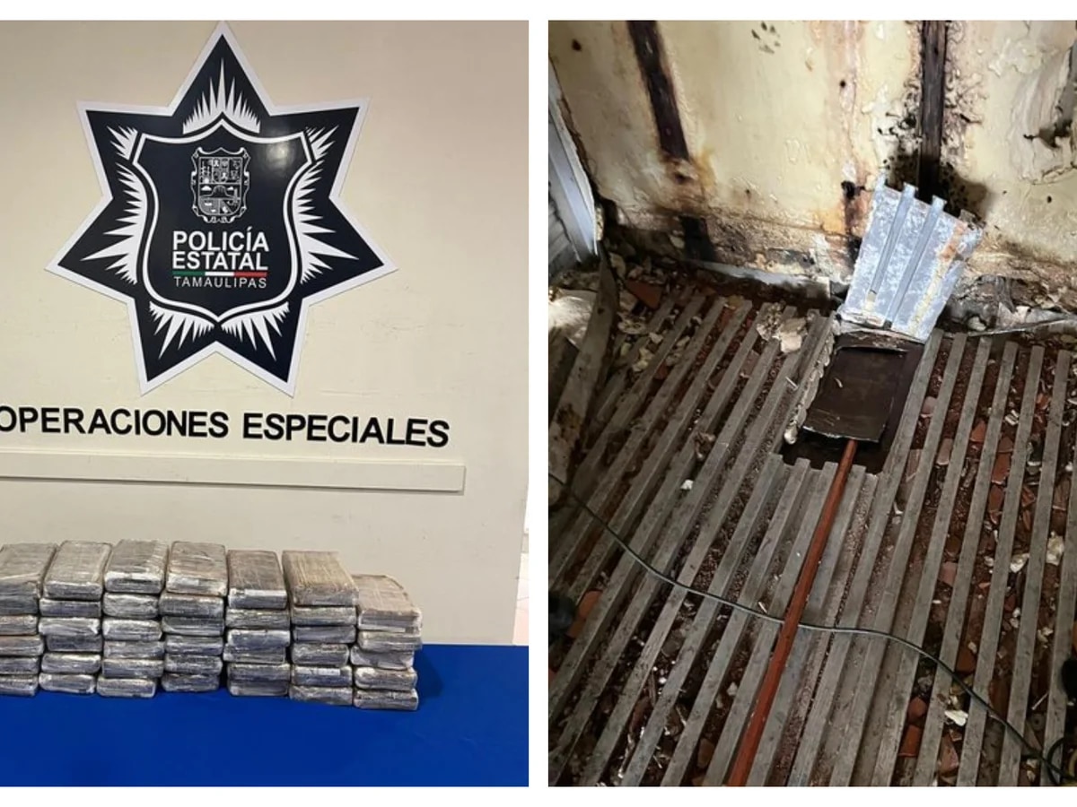 En Tamaulipas aseguraran 52 kg de cocaína escondida en doble fondo de trailer