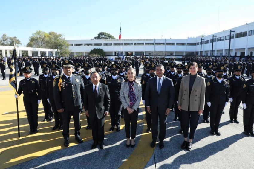 Por primera vez en la nueva generación de policías preventivos de la CDMX hay más mujeres