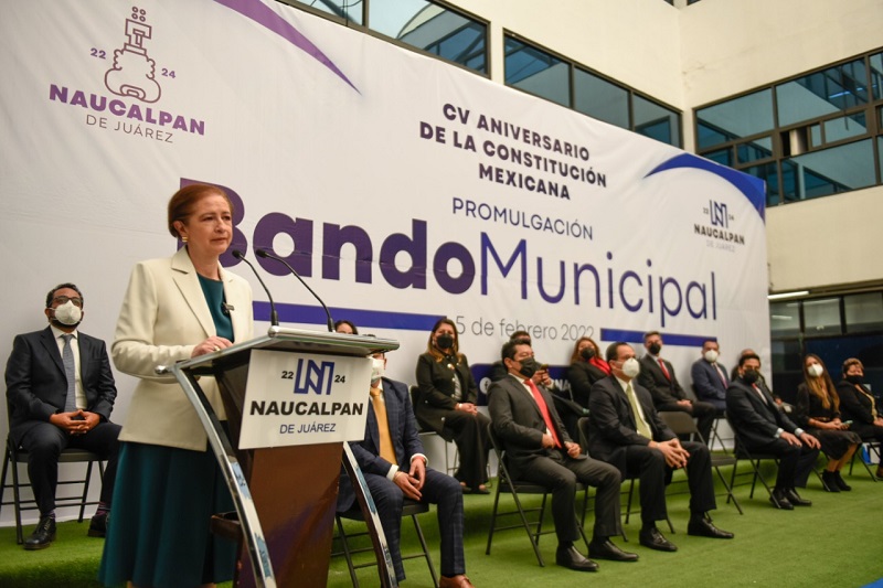 Naucalpan promulga el Bando Municipal 2022