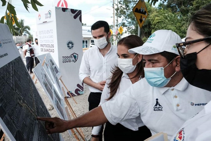 Más obra pública para supermanzanas 85, 200 y 252 de Cancún