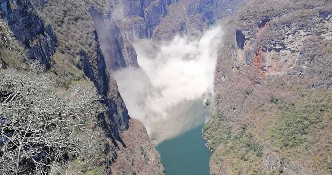 Alerta en el Cañón del Sumidero