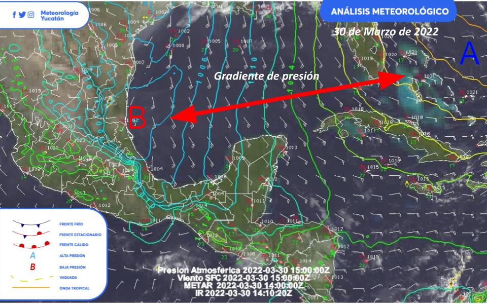 Cierran puertos en Yucatán por los vientos de «surada»