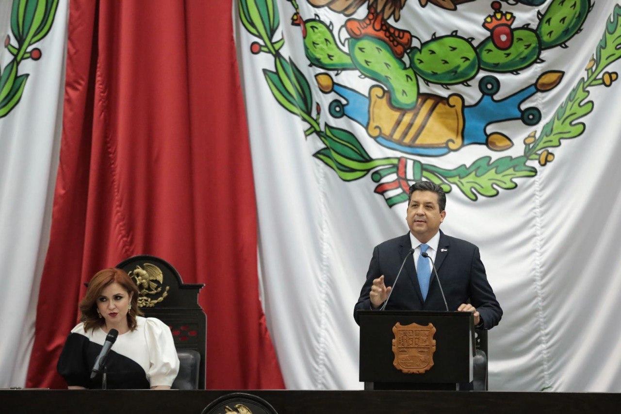 García Cabeza de Vaca presenta su 6° Informe de Gobierno a Congreso de Tamaulipas