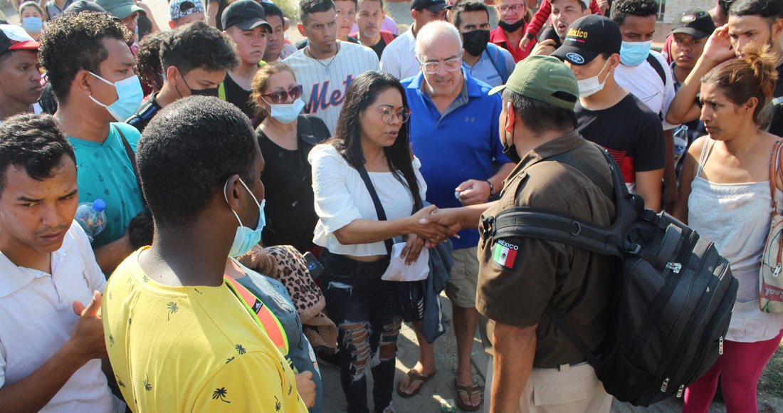 INM suspende atención a migrantes en oficina de Tapachula
