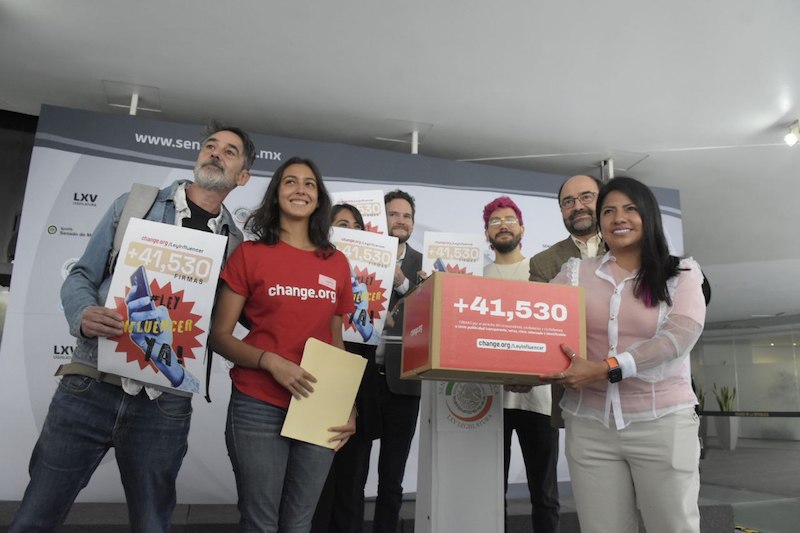 Con más de 41 mil firmas ciudadanas proponen impulsar #LeyInfluencer