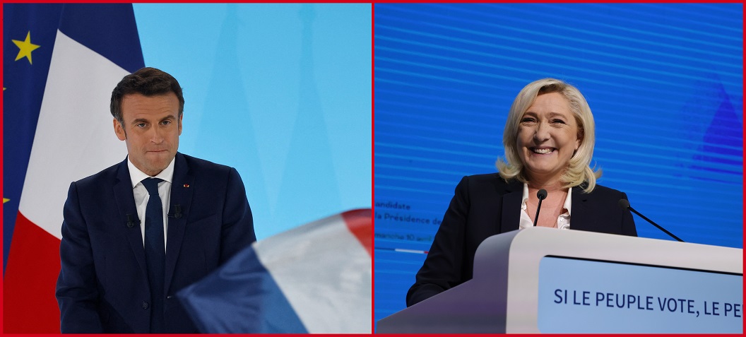Emmanuel Macron y Marine Le Pen buscarán la Presidencia de Francia en una segunda vuelta, a realizarse el próximo 24 de abril.
