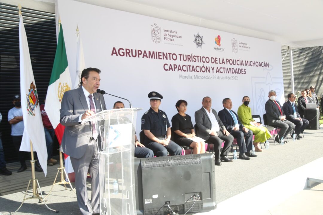 Michoacán conforma el Agrupamiento de la Policía Turística