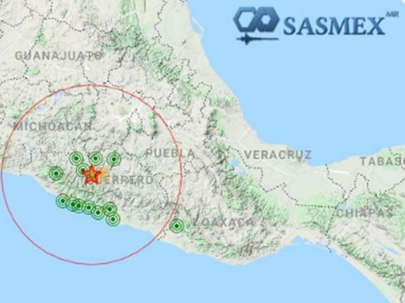 Sismo de magnitud 4.5 sacude Arcelia, Guerrero