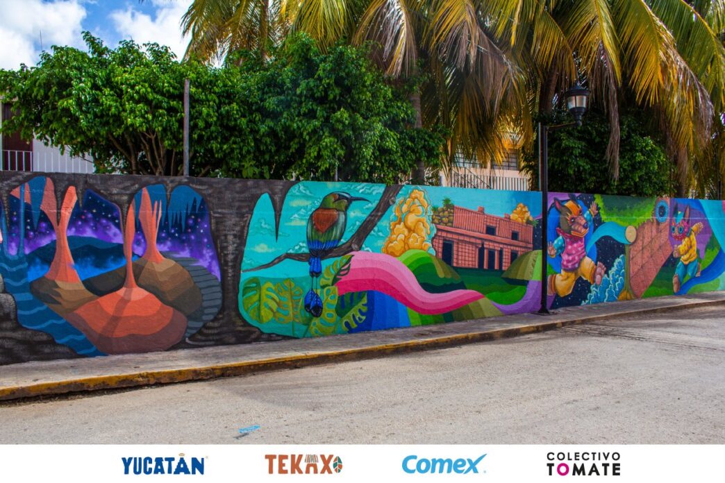 Tekax muestra su Historia, Identidad y Cultura con murales llenos de color