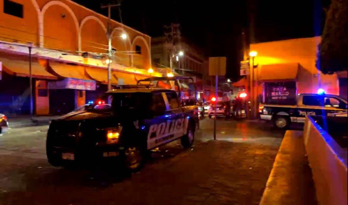 Balacera en centro de Pachuca deja cuatro muertos