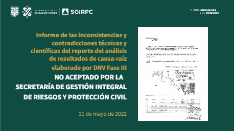 CDMX presenta las inconsistencias y contradicciones de último informe de DNV sobre la Línea 12