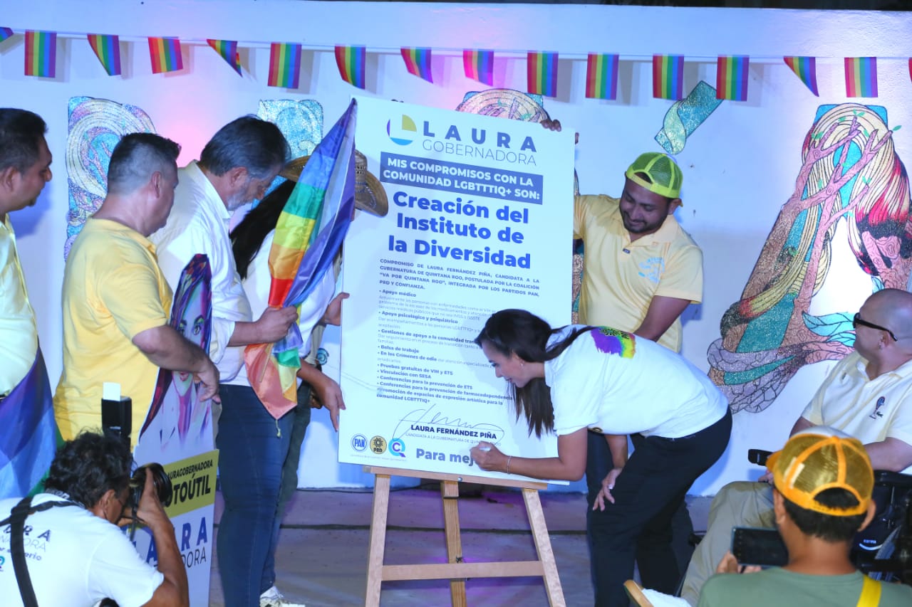 Laura Fernández garantiza un Quintana Roo incluyente y justo