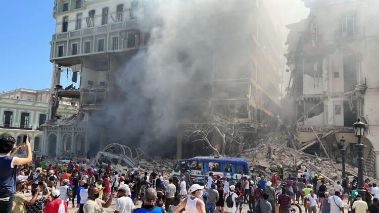 Explosión en Hotel Saratoga en La Habana, Cuba