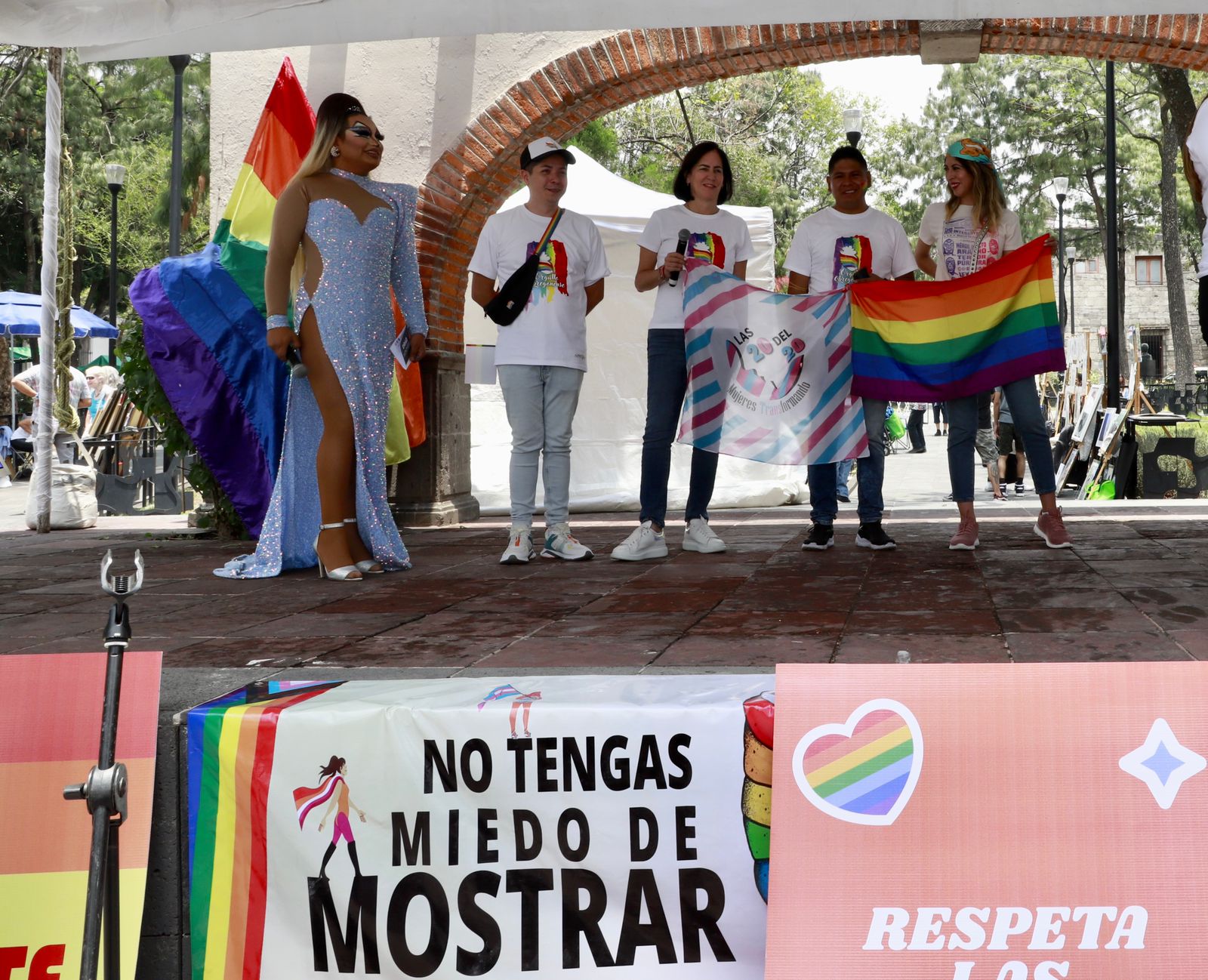 Álvaro Obregón realizó su primera marcha LGBTTTIQ+