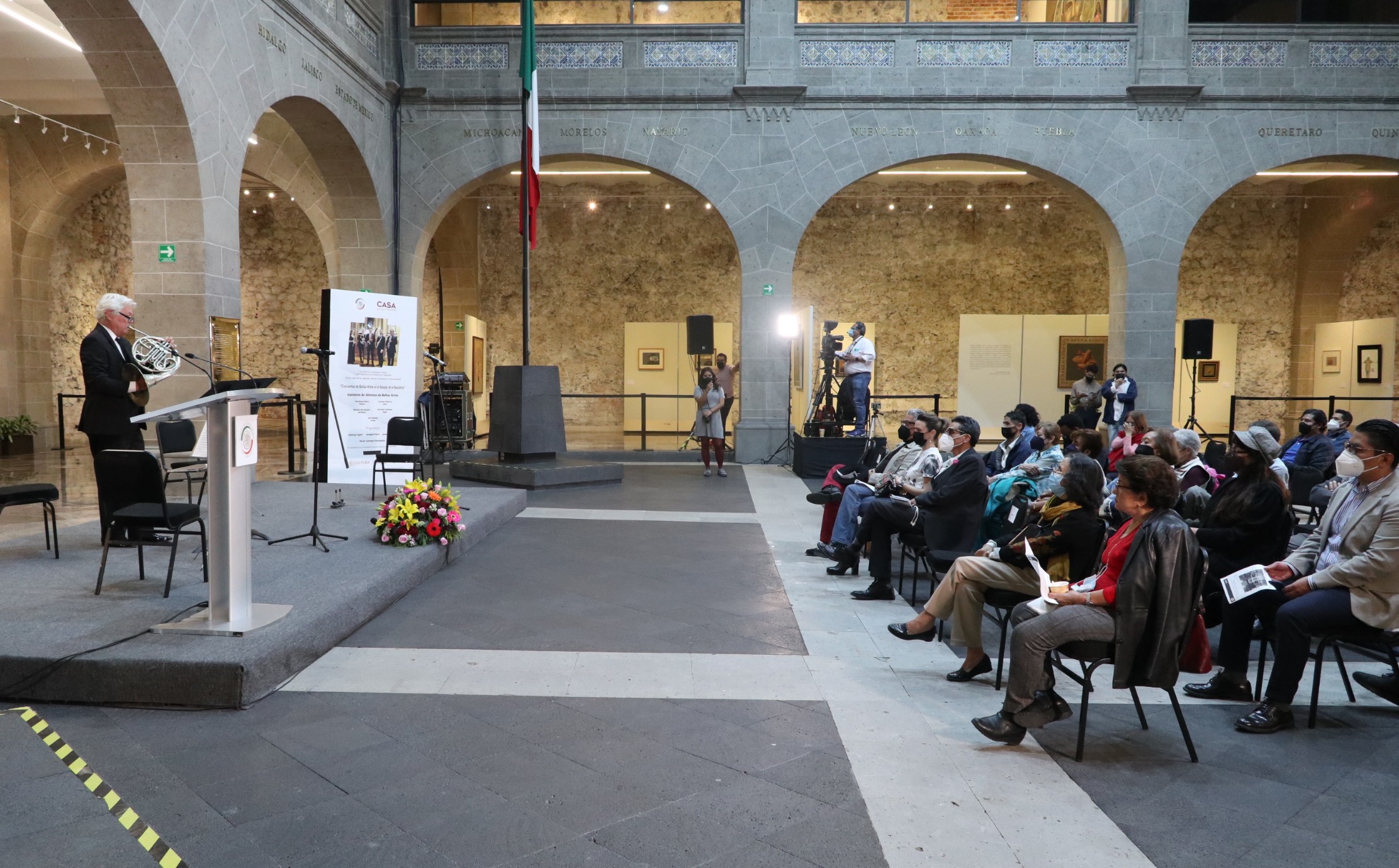 Se presentó el “Quinteto de Alientos de Bellas Artes” en  Casa Nuestra