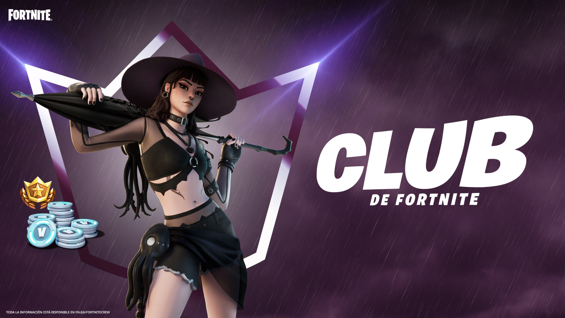 ‘Fedra’ es el nuevo atuendo del Club Fortnite correspondiente al mes de Julio