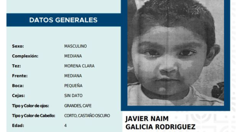 Desaparece el hijo de Karen Itzel, la joven hallada sin vida en Tláhuac