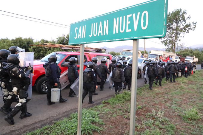 Detienen a 12 personas tras operativo en San Juan Nuevo, Michoacán