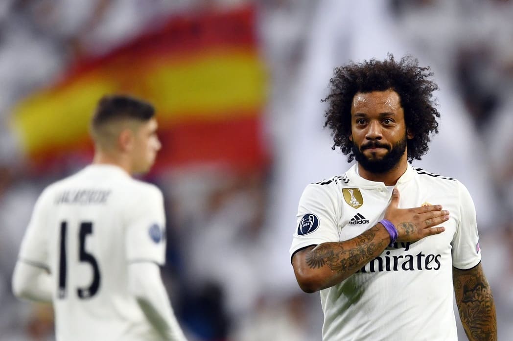 Marcelo rompe a llorar en su adiós al Real Madrid