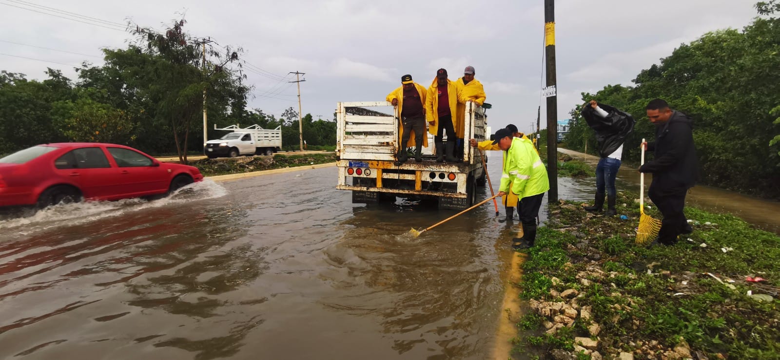 Atención permanente por fuertes lluvias en BJ