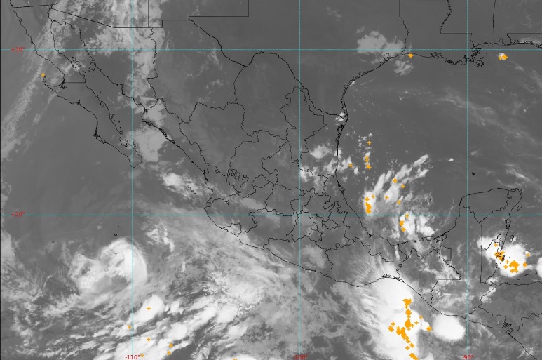 ‘Blas’ se degrada a tormenta tropical; ‘Celia’ también pierde fuerza