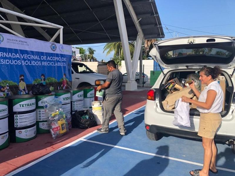 Invita gobierno municipal de Benito Juárez a jornadas de acopio de residuos reciclables