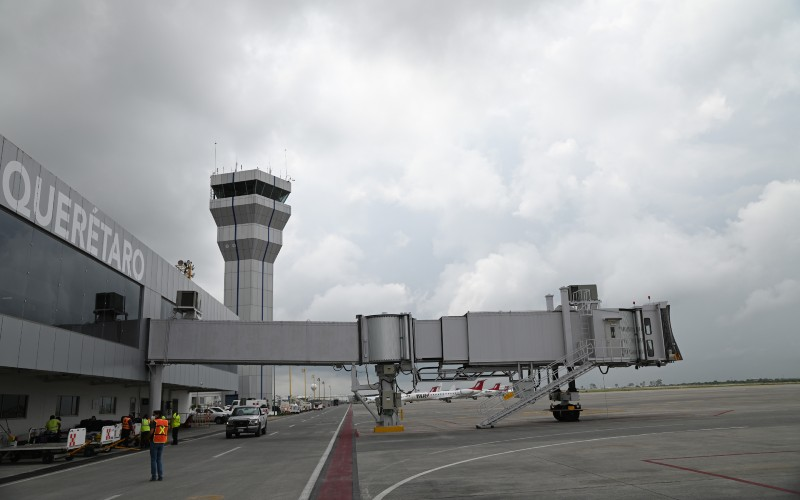 Aeropuerto de Querétaro, con capacidad para recibir vuelos del AICM