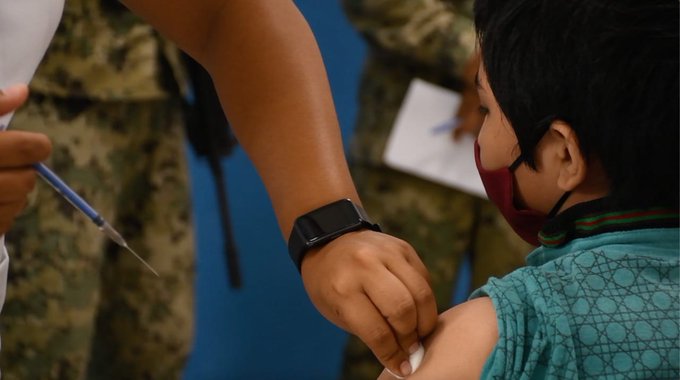Arranca la vacunación anticovid a menores de 5 a 11 años de Benito Juárez