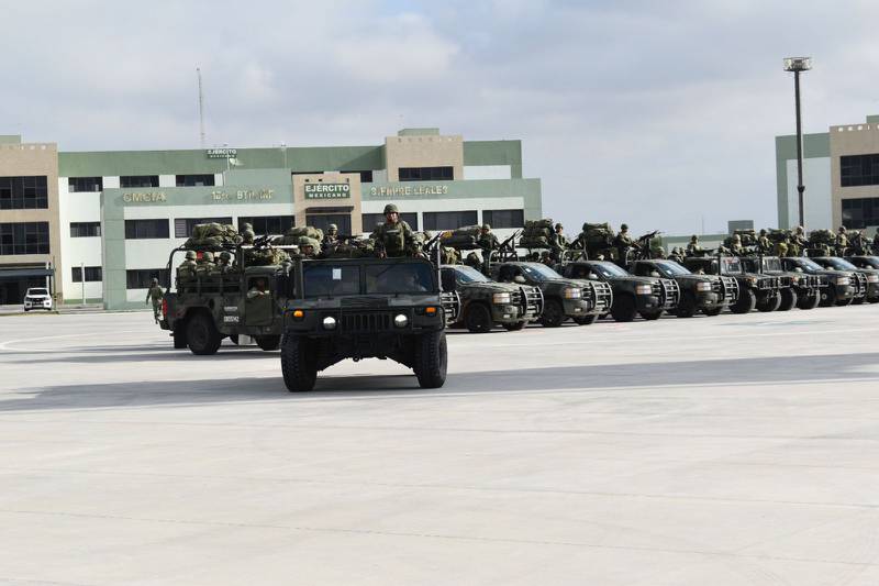 Arriban a Nuevo León más de 350 militares para reforzar el combate a la delincuencia