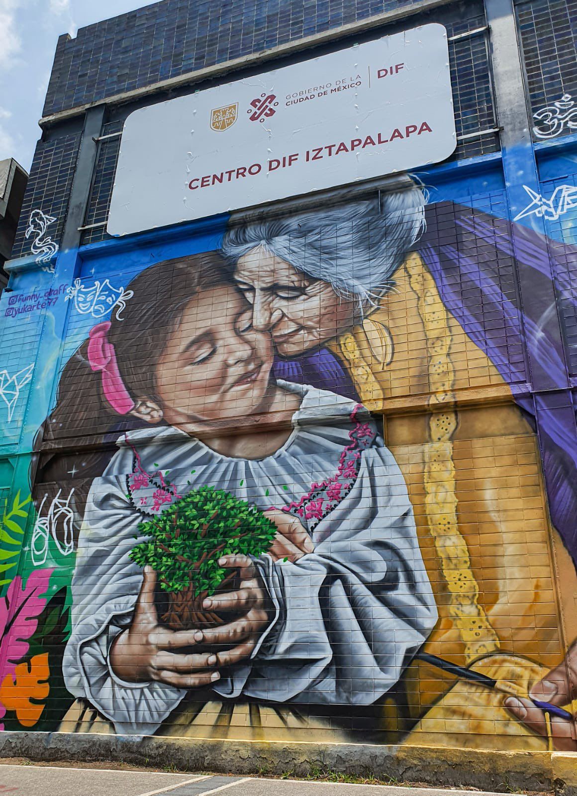 Inauguran Mural Monumental en Alcaldía Iztapalapa