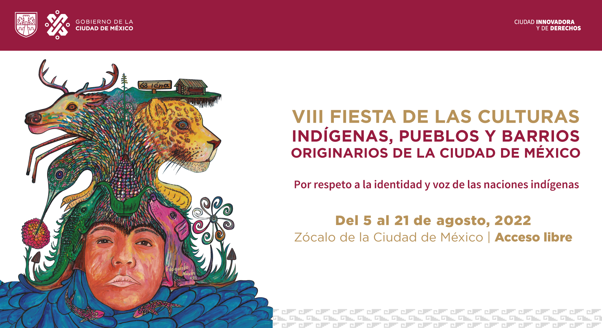 Zócalo acogerá la VIII Fiesta de las Culturas Indígenas, Pueblos y Barrios originarios de la CDMX