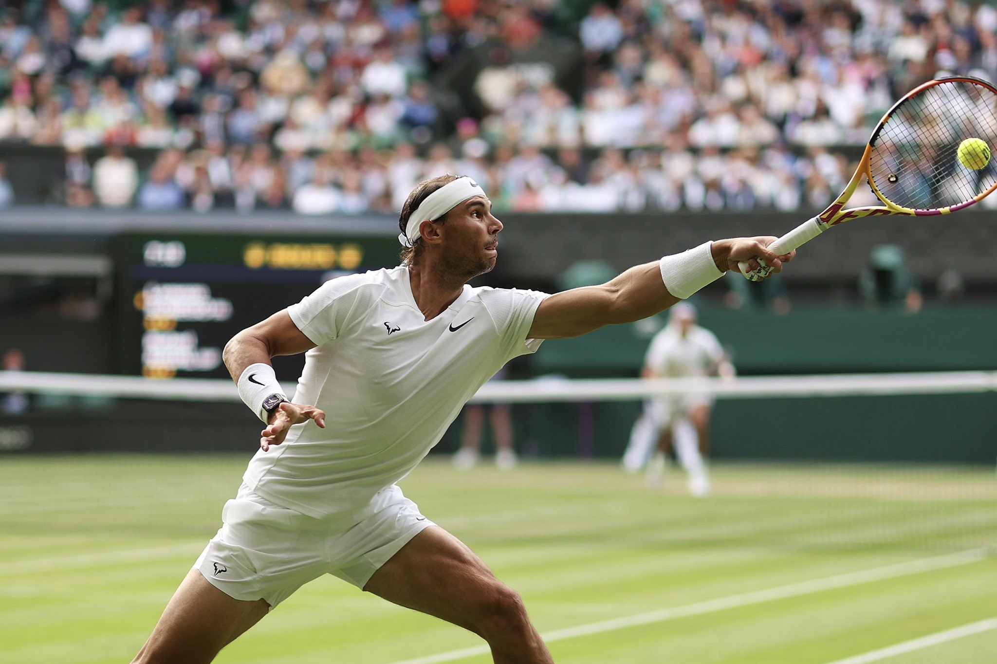 ¡Sigue de pie! Rafael Nadal llega a los octavos de final en Wimbledon