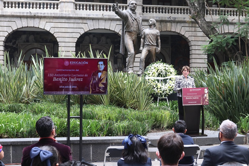 Benito Juárez consolidó una República soberana, un país con dignidad y valentía: Delfina Gómez Álvarez