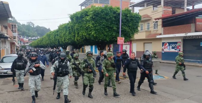 SSP, Sedena y Guardia Nacional toman el control de San Juan Nuevo, Michoacán