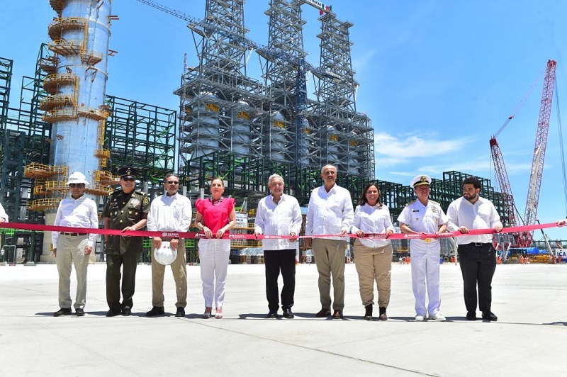 Inaugura AMLO la Refinería Olmeca de Dos Bocas en Tabasco