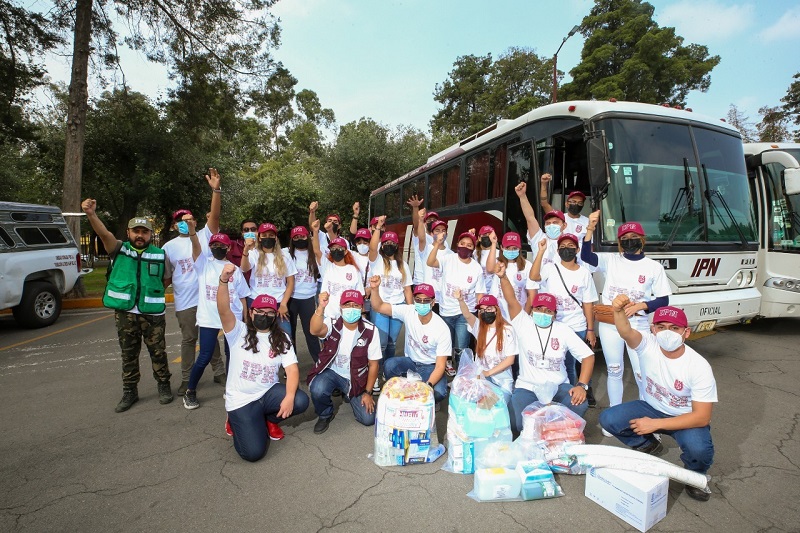 Atenderán 500 brigadistas de servicio social del IPN necesidades prioritarias de 19 municipios