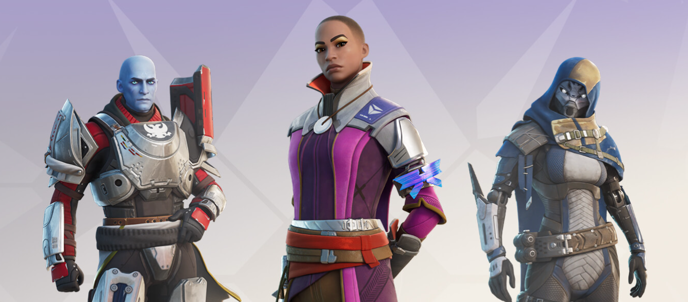 Comandante Zavala, Ikora Rey y Desconocida Exo de ‘Destiny 2’ llegan a Fortnite