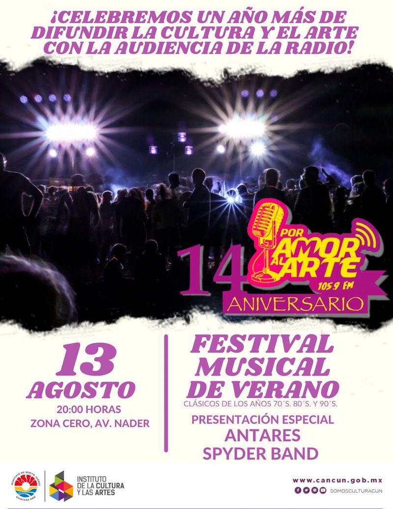 Organizan en Cancún “Festival Musical de Verano”