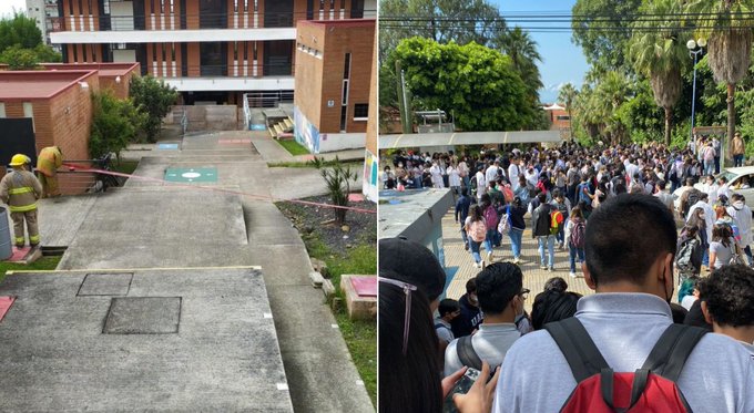 Desalojan la Universidad Autónoma de Morelos tras detonación de bombas caseras