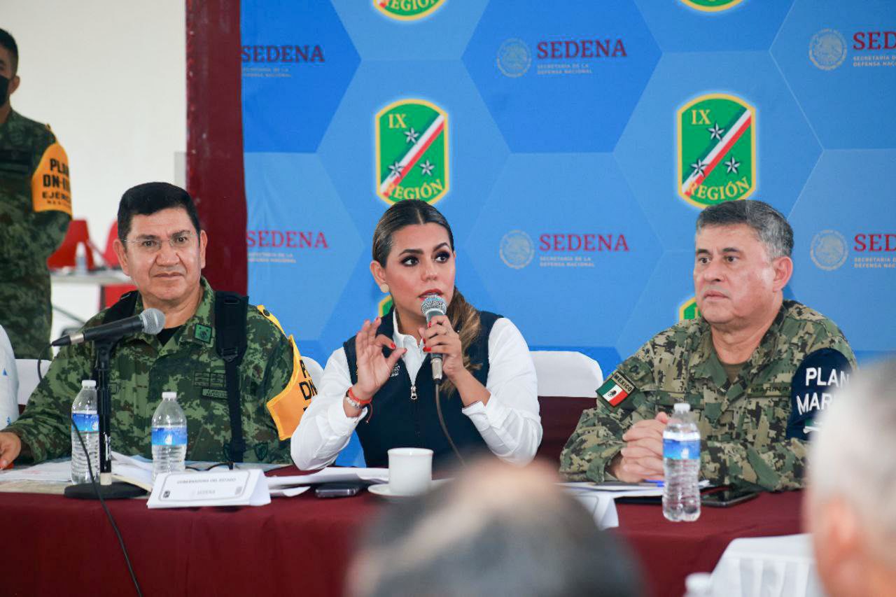 Evelyn Salgado encabeza sesión extraordinaria del consejo estatal de protección civil